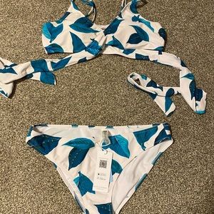 cupshe wrap around bikini
